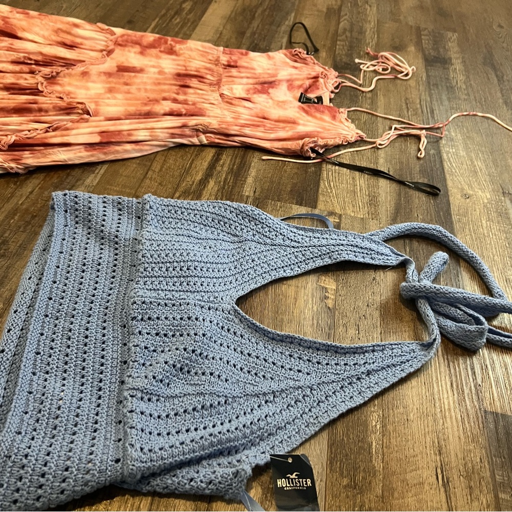 Forever 21 Dress + Hollister top NWT